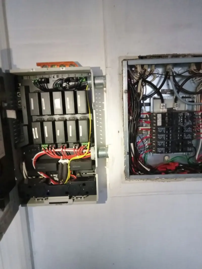 Electrical panel upgrade completed for Indoor Lighting Installation in North Richland Hills